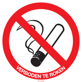 ROKEN VERBODEN & TEKST:VERBODEN TE ROKEN