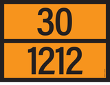 ADR BORD MET GEVARENCODE 30/1212