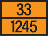 ADR BORD MET GEVARENCODE 33/1245