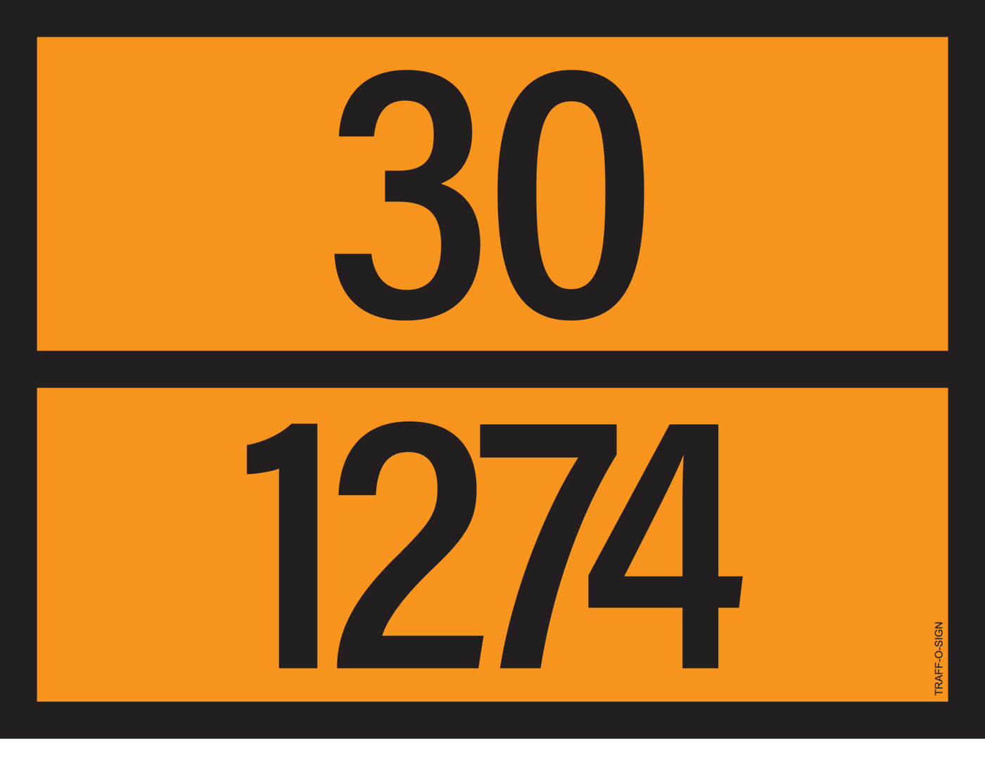 ADR BORD MET GEVARENCODE 30/1274