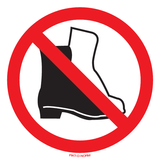 SCHOENEN VERBODEN