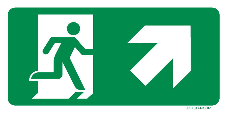 VLUCHTWEG, TRAP RECHTS NAAR BOVEN