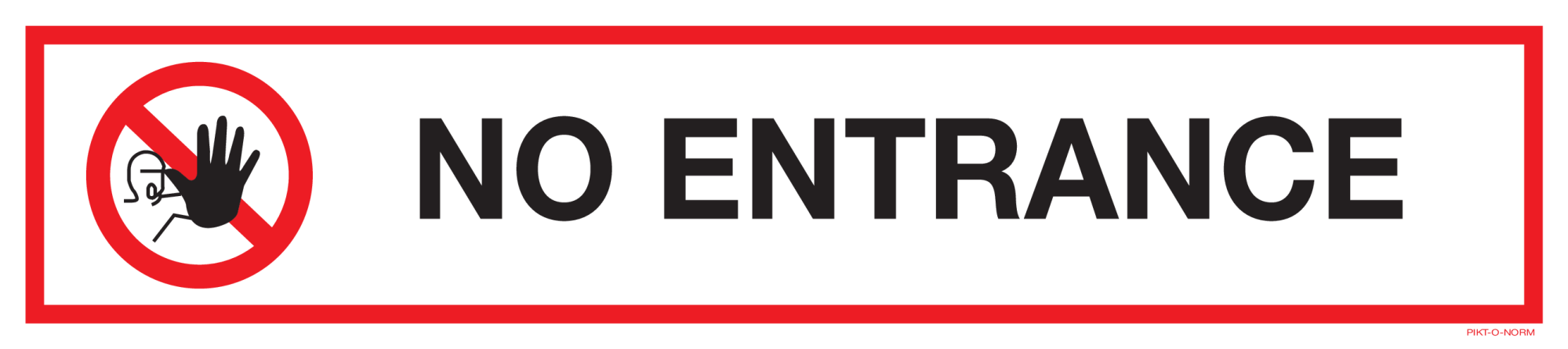 NO ENTRANCE