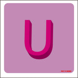 LETTER U