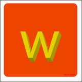 LETTER w