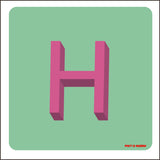 LETTER H