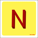 LETTER N