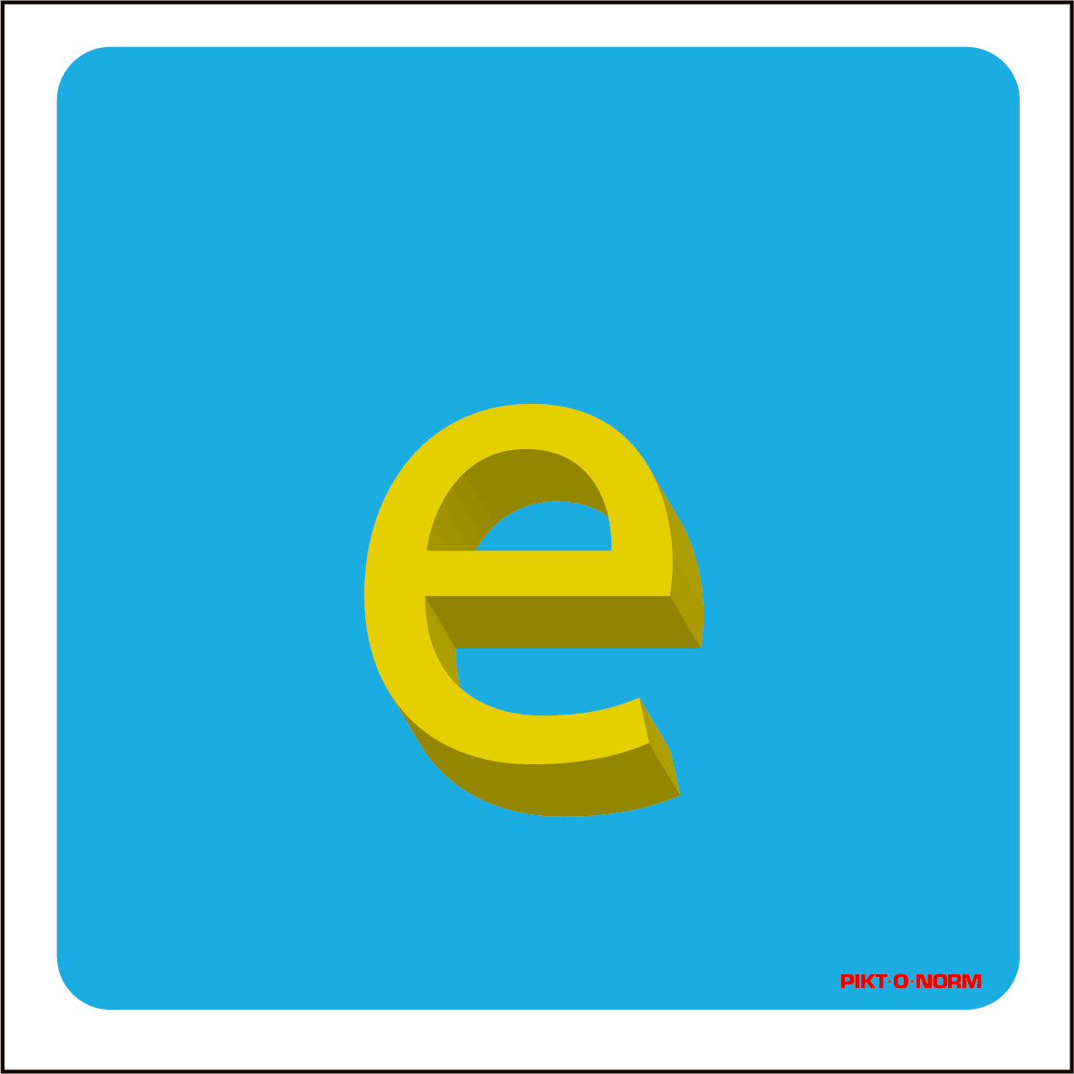 LETTRE e
