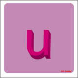 LETTER u