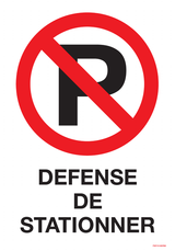 DEFENSE DE STATIONNER