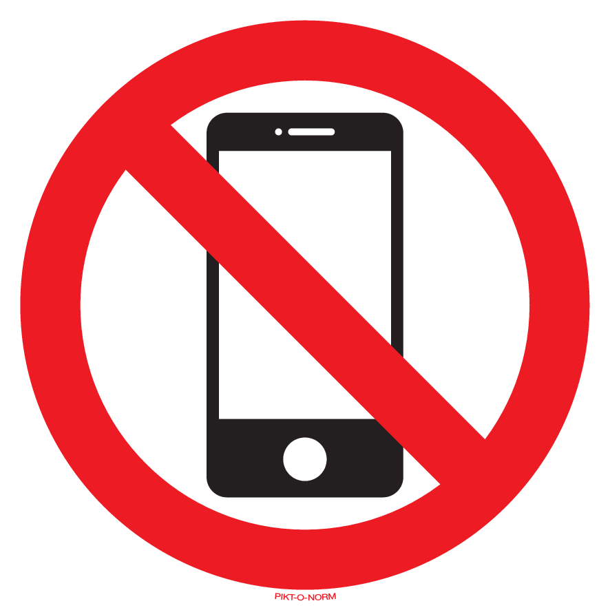 INTERDIT AUX SMARTPHONE