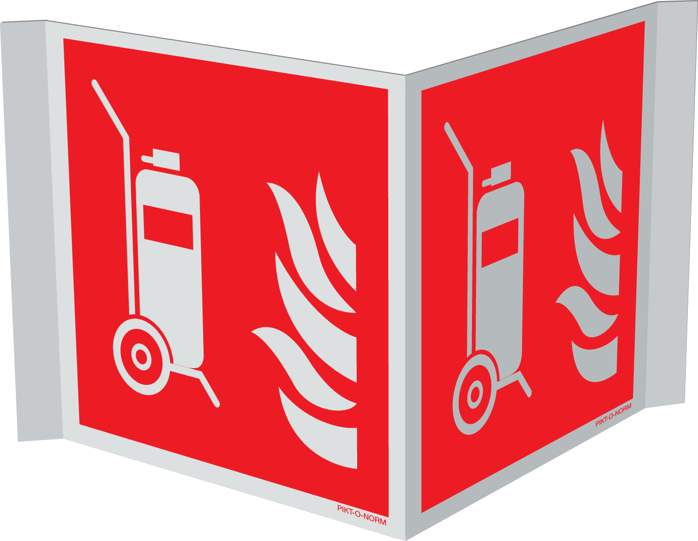 EXTINCTEUR SUR ROUES ISO7010 F009