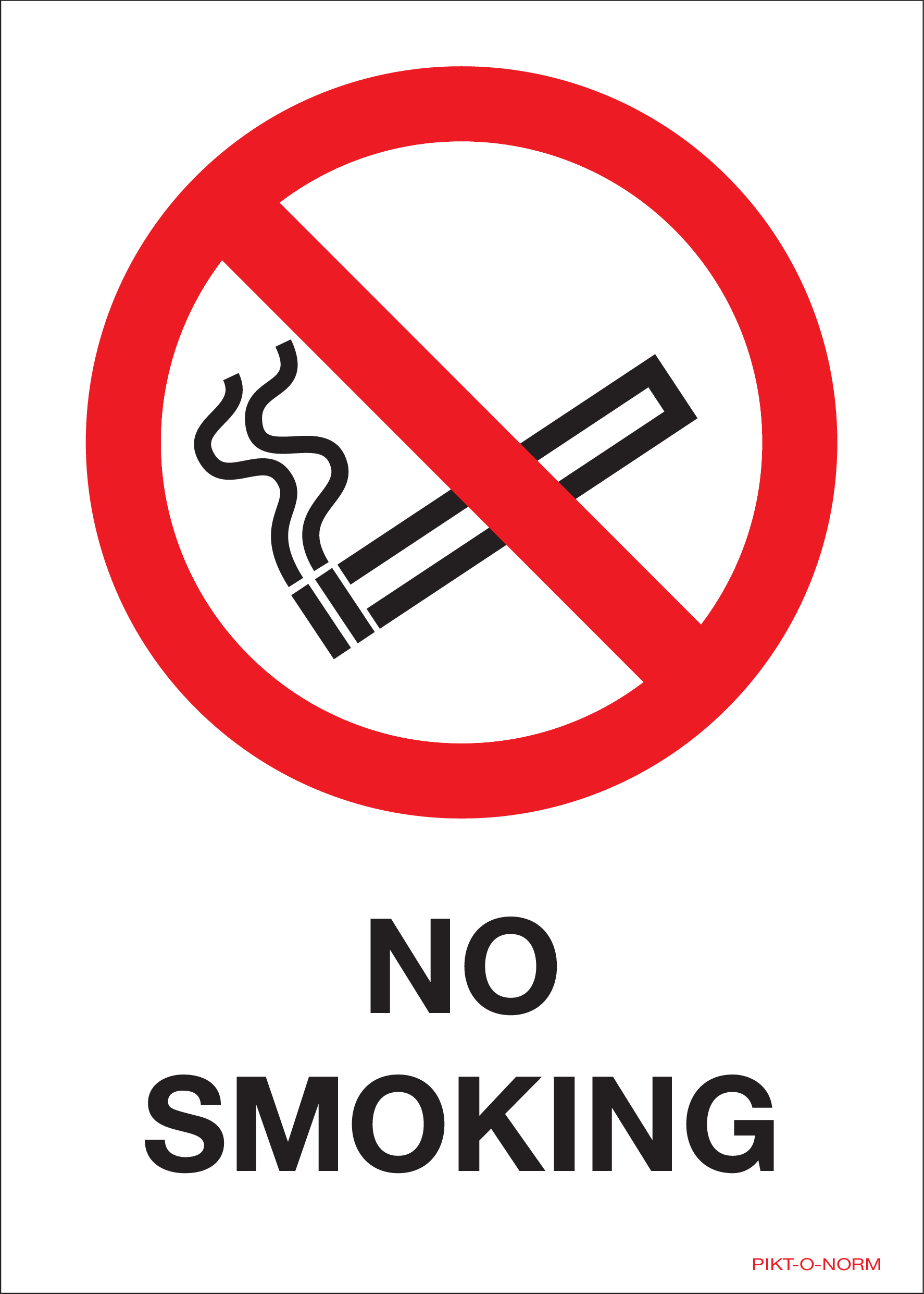 NO SMOKING