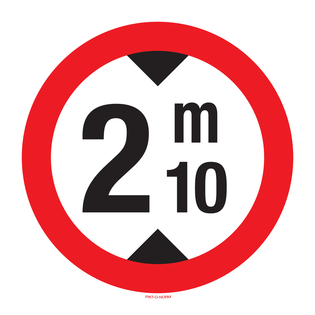HAUTEUR LIMITÉE: 2M10