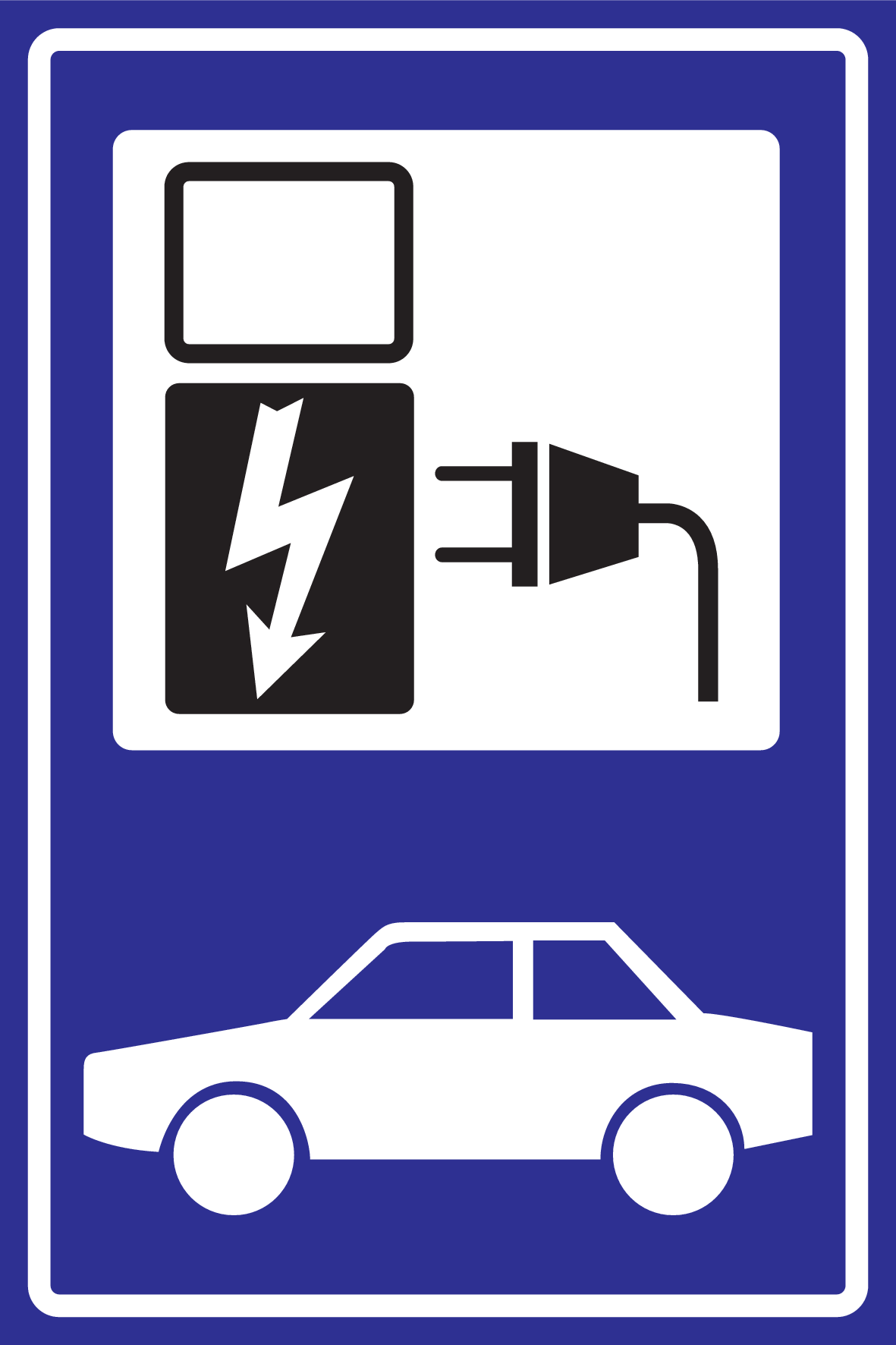 OPLAADPUNT VOOR ELEKTRISCHE AUTO'S