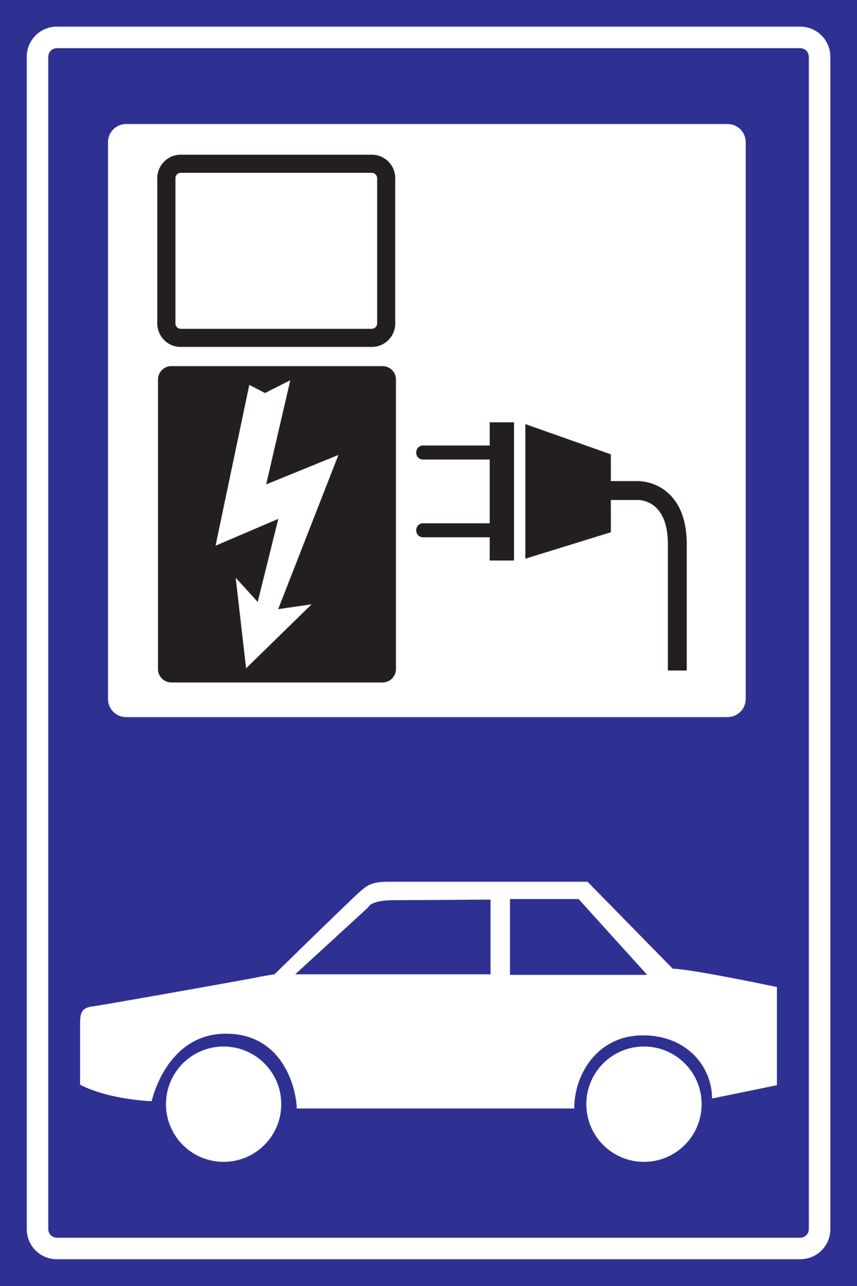 OPLAADPUNT VOOR ELEKTRISCHE AUTO'S