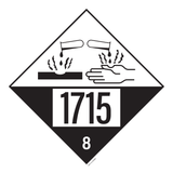 IMO 8.0. CORROSIF A UN 1715