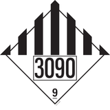 IMO 9.0 DIVERSE GEVAARL. STOFF...UN 3090