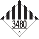 IMO 9.0. MAT.& OBJETS DANG,DIV. UN 3480