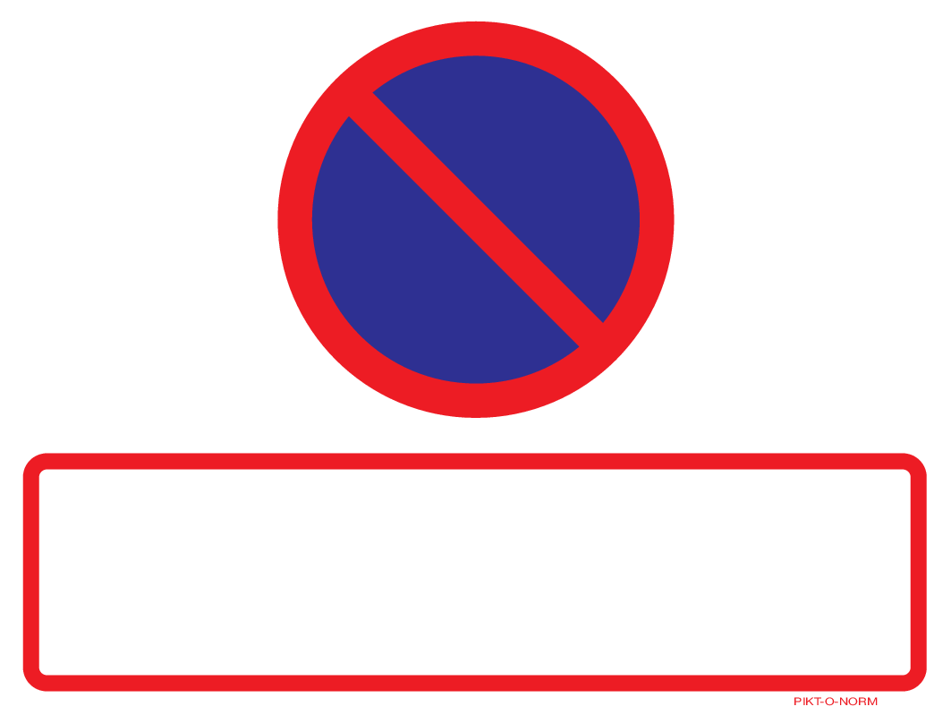STATIONN.INTERDIT. POUR PROPRE PLAQUE...