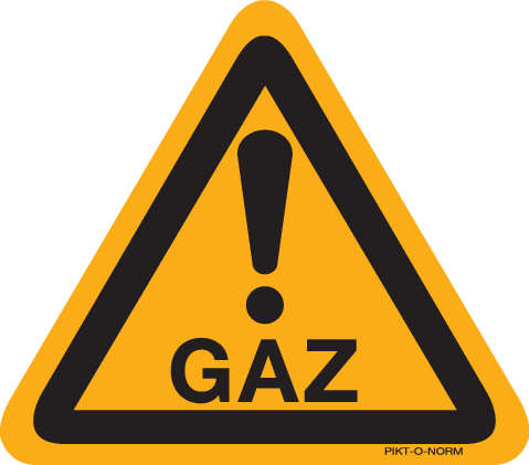 AVERTISSEMENT DANGER GAZ!