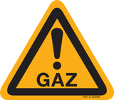 AVERTISSEMENT DANGER GAZ!