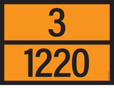 ADR BORD MET GEVARENCODE 3/1220