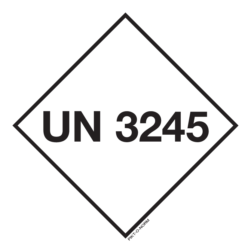 UN 3245. ADR KLASSE 9