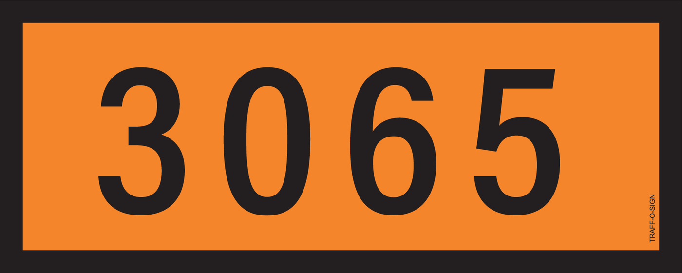 ADR BORD, UN NUMMERS VAN 3000 TOT 3999