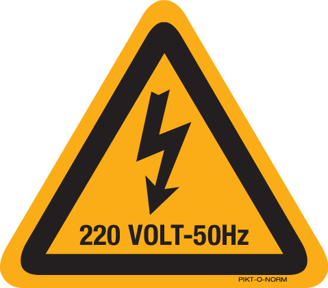 220 VOLT-50Hz