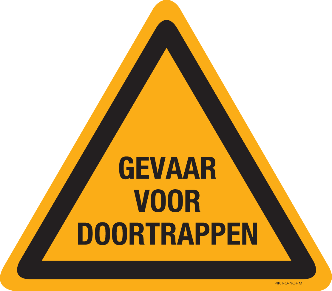 GEVAAR VOOR DOORTRAPPEN