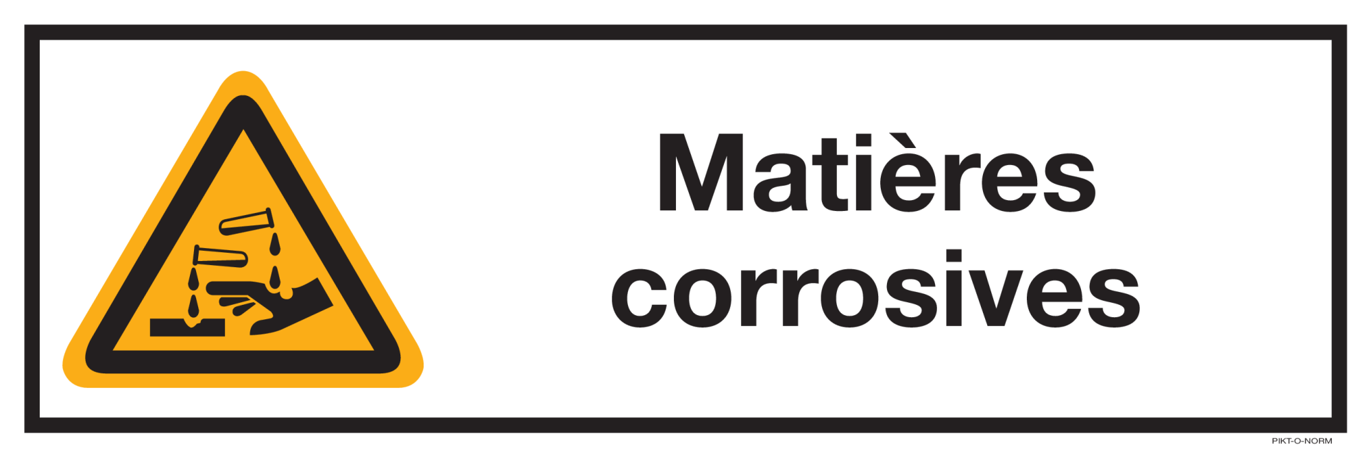 MATIÈRES CORROSIVES