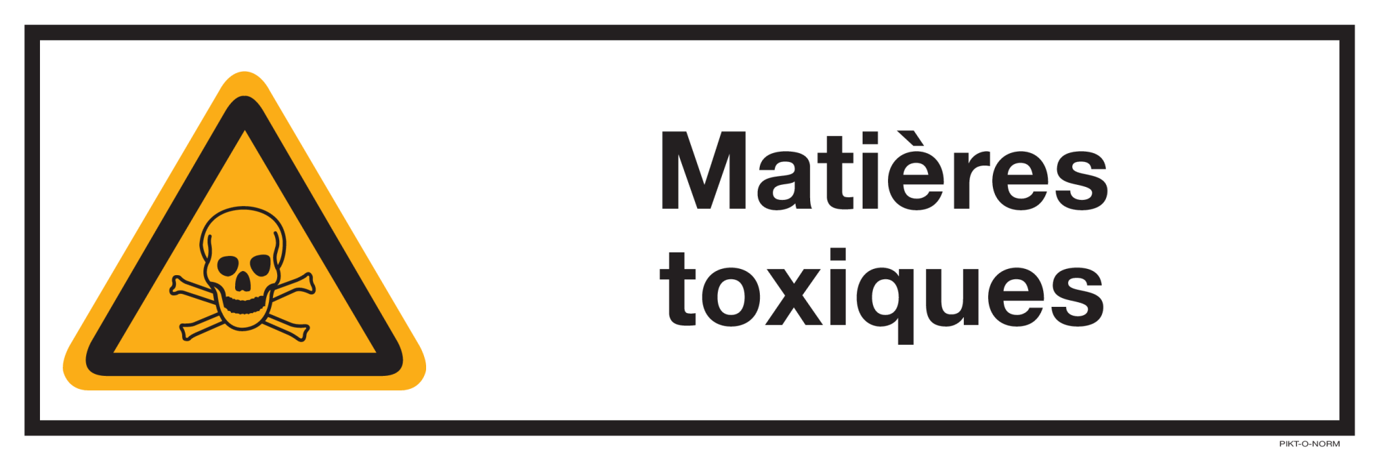 MATIÈRES TOXIQUES