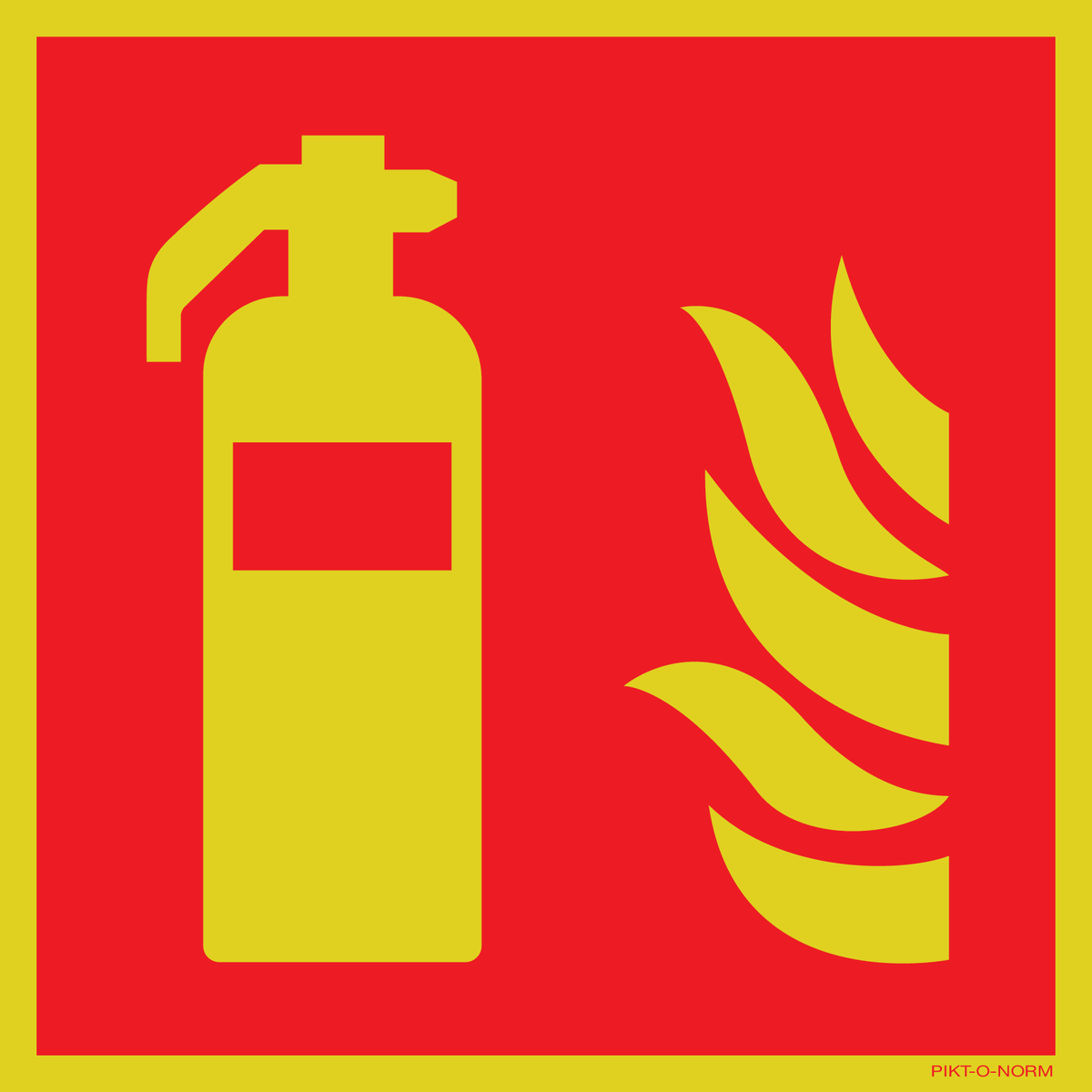 EXTINCTEUR ISO7010-F001