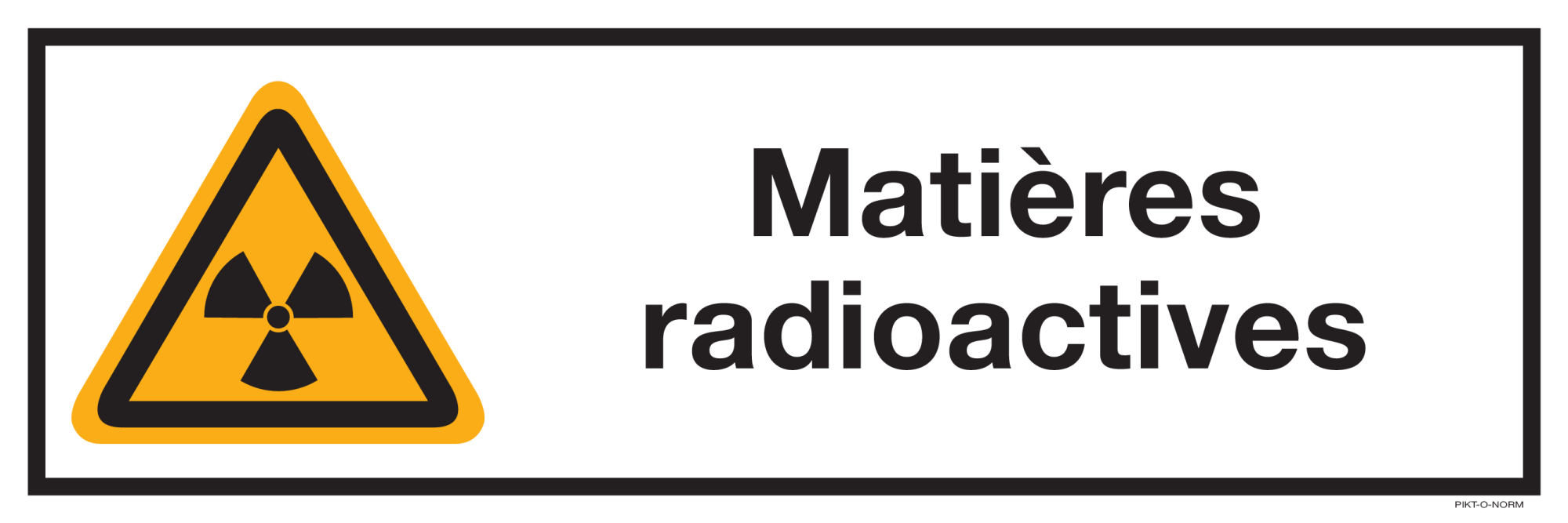 MATIÈRES RADIOACTIVES