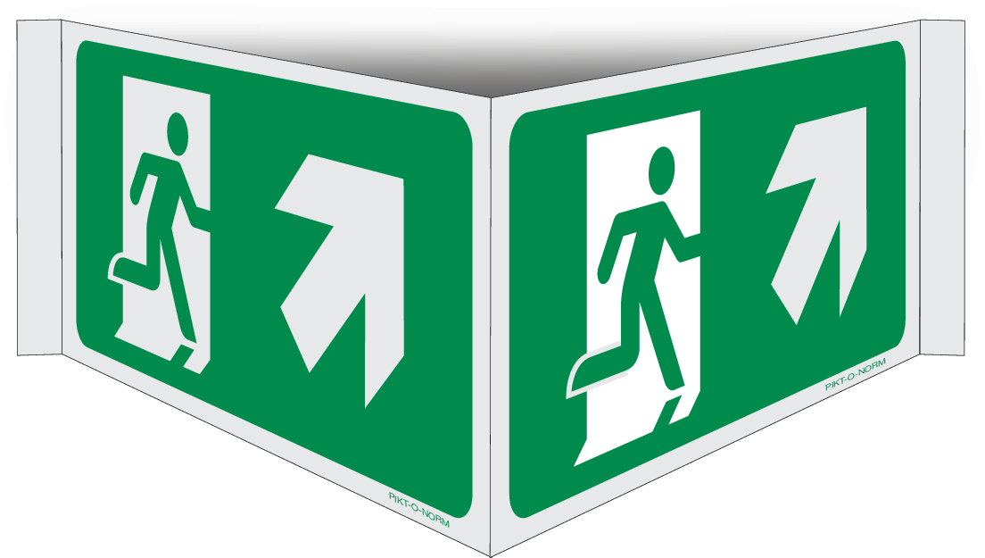 VLUCHTWEG, TRAP RECHTS NAAR BOVEN