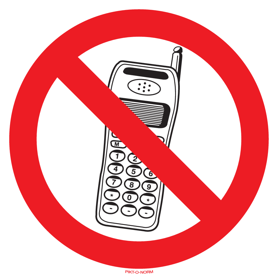 INTERDIT AUX TÉLÉPHONE PORTABLE