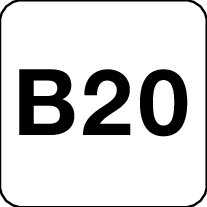 B20, DIESEL +20% BIODIESEL