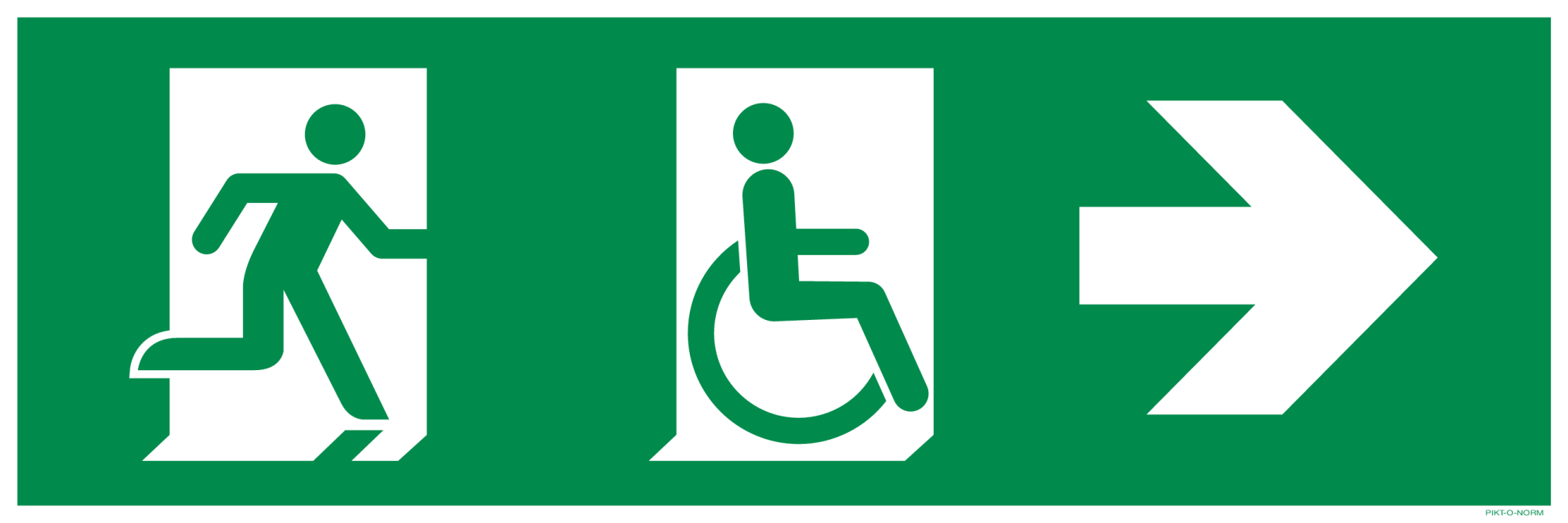 VLUCHTWEG NAAR RECHTS VOOR GEHANDICAPTEN