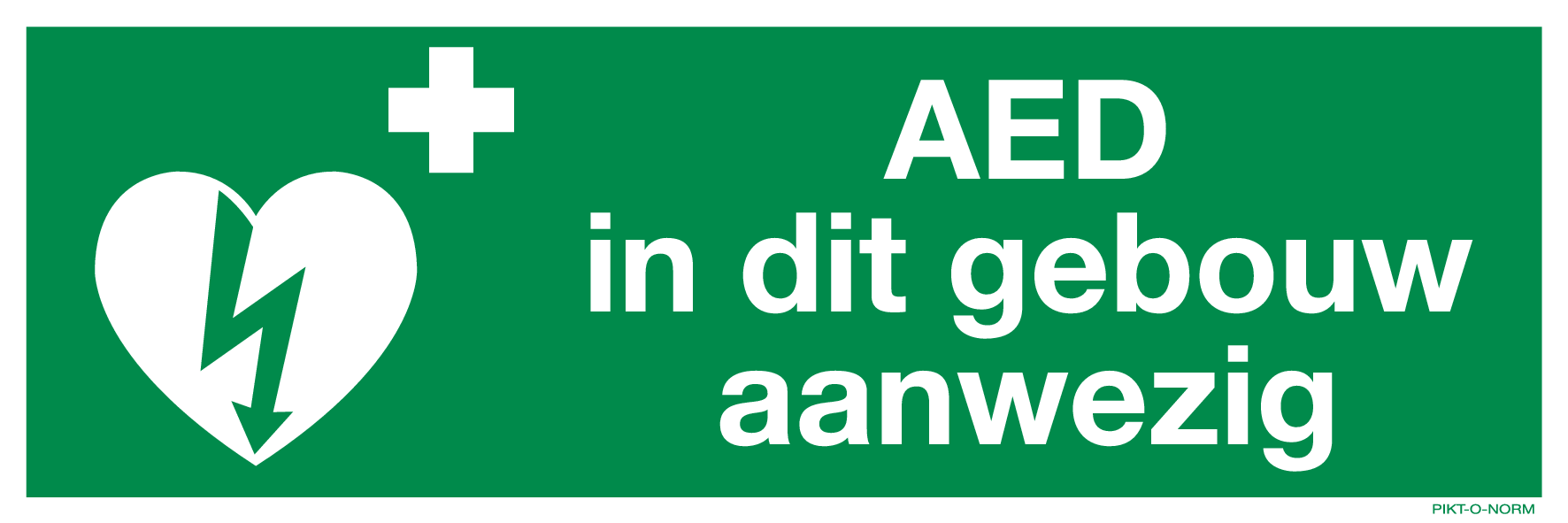 AED IN DIT GEBOUW AANWEZIG