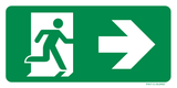 VLUCHTWEG NAAR RECHTS