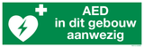 AED IN DIT GEBOUW AANWEZIG