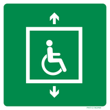 EVACUATIELIFT VOOR PERSONEN MET HANDICAP