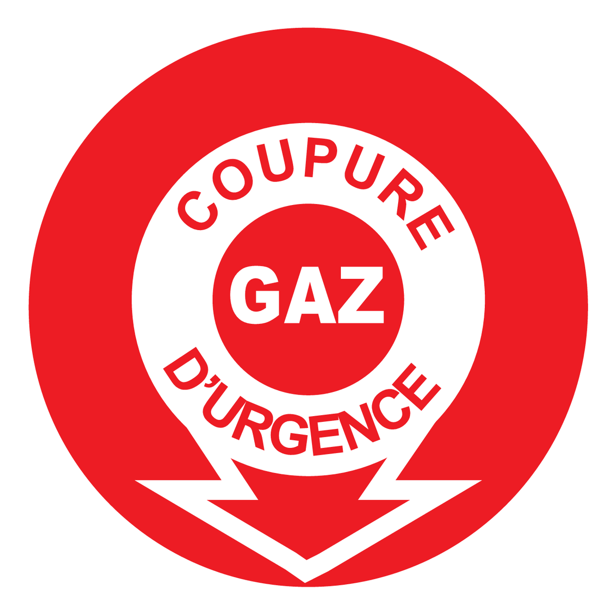 COUPURE D'URGENCE GAZ