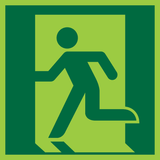 ISSUE DE SECOURS À GAUCHE ISO7010-E001