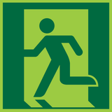 ISSUE DE SECOURS À GAUCHE ISO7010-E001