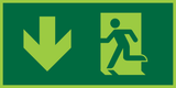 ISSUE DE SECOURS GAUCHE VERS LE BAS