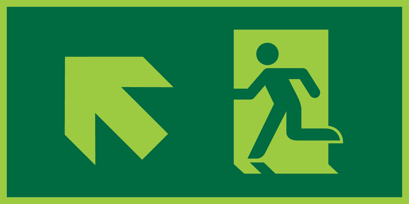 ISSUE DE SEC.ESCALIER GAUCHE VERS HAUT