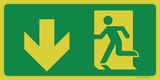 ISSUE DE SECOURS GAUCHE VERS LE BAS