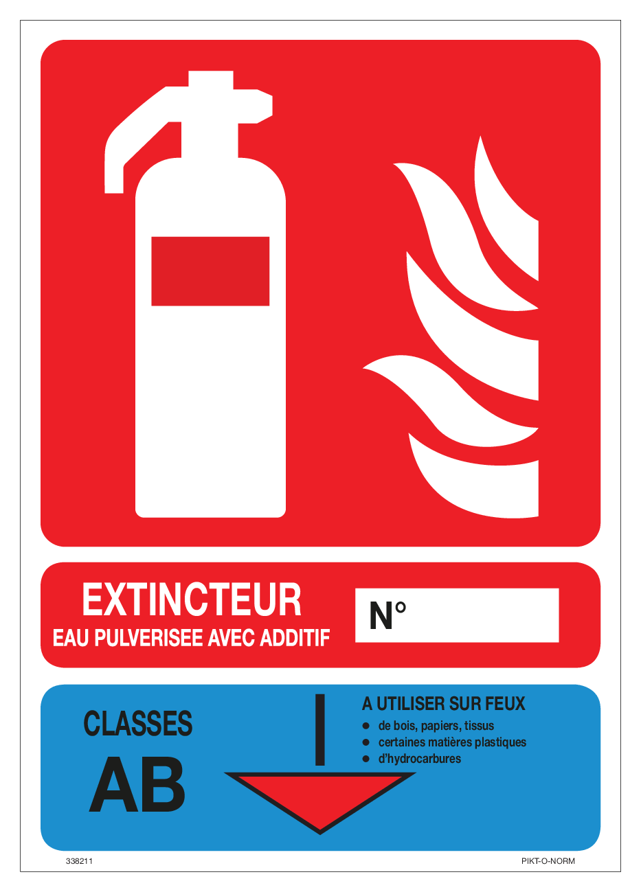 EXTINCTEUR, CLASSES AB